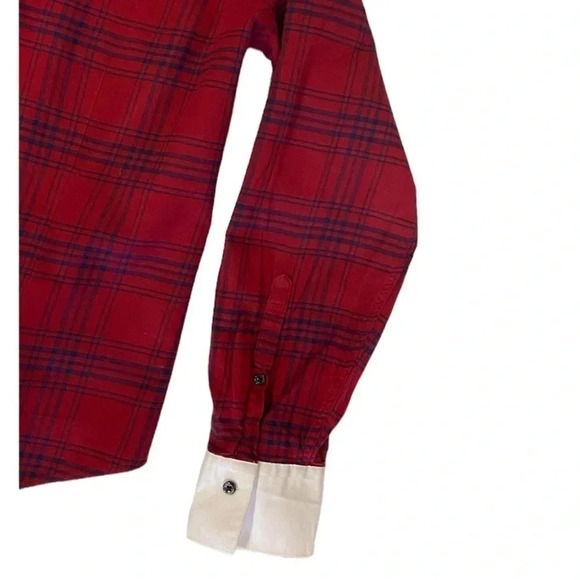 Brooks Brothers Plaid Collared Button down Long Sleeve Shirt Size 12 - Picture 6 of 11